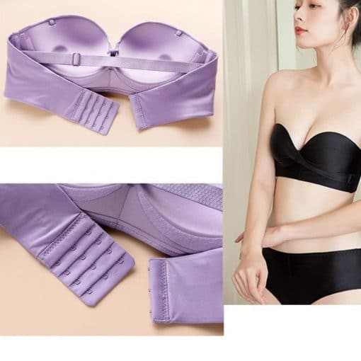 Sujetador Cruzado Sin Tirantes Con Colchón De Aire