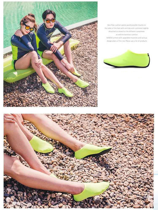 Calcetines antideslizantes de secado rápido y zapatos para agua