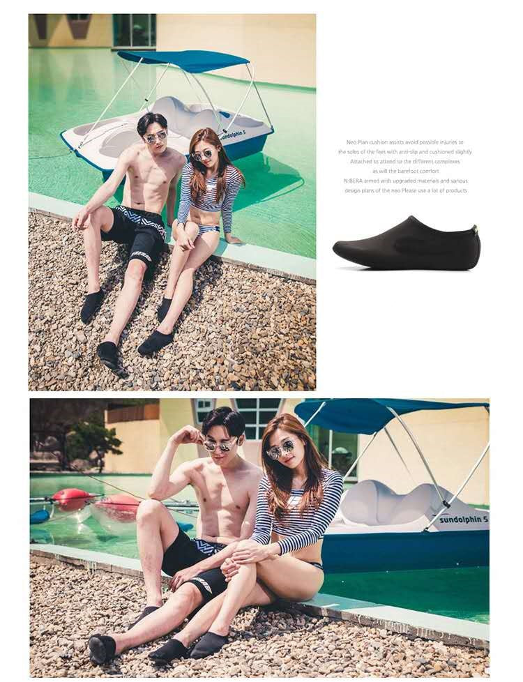 Calcetines antideslizantes de secado rápido y zapatos para agua