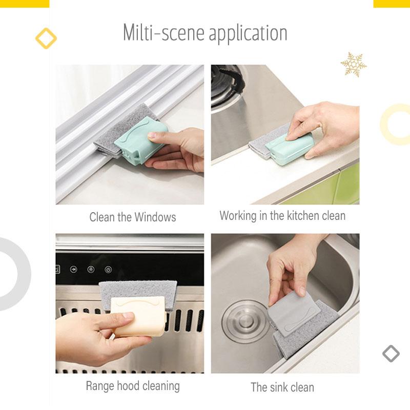 ✨✨ Juego De Cepillos De Limpieza De 11 Piezas (cepillo Para Ventana + Cepillo Para Bote De Basura + Cepillo Para Riel)