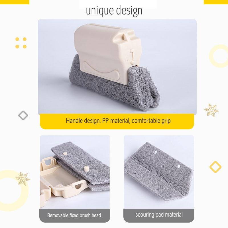 ✨✨ Juego De Cepillos De Limpieza De 11 Piezas (cepillo Para Ventana + Cepillo Para Bote De Basura + Cepillo Para Riel)