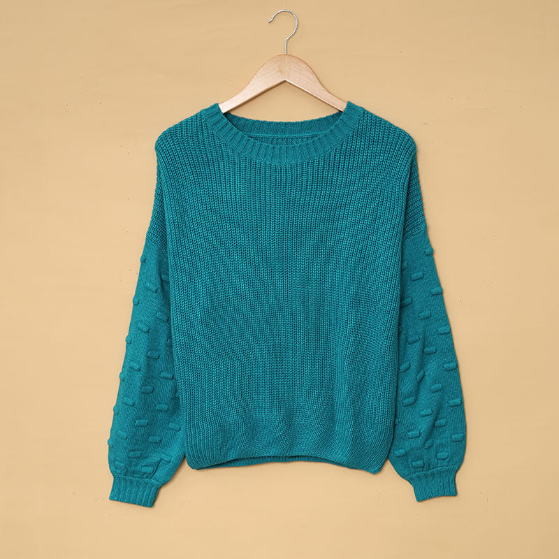 Jersey De Punto Jersey De Punto Jacquard De Manga Larga Para Mujer