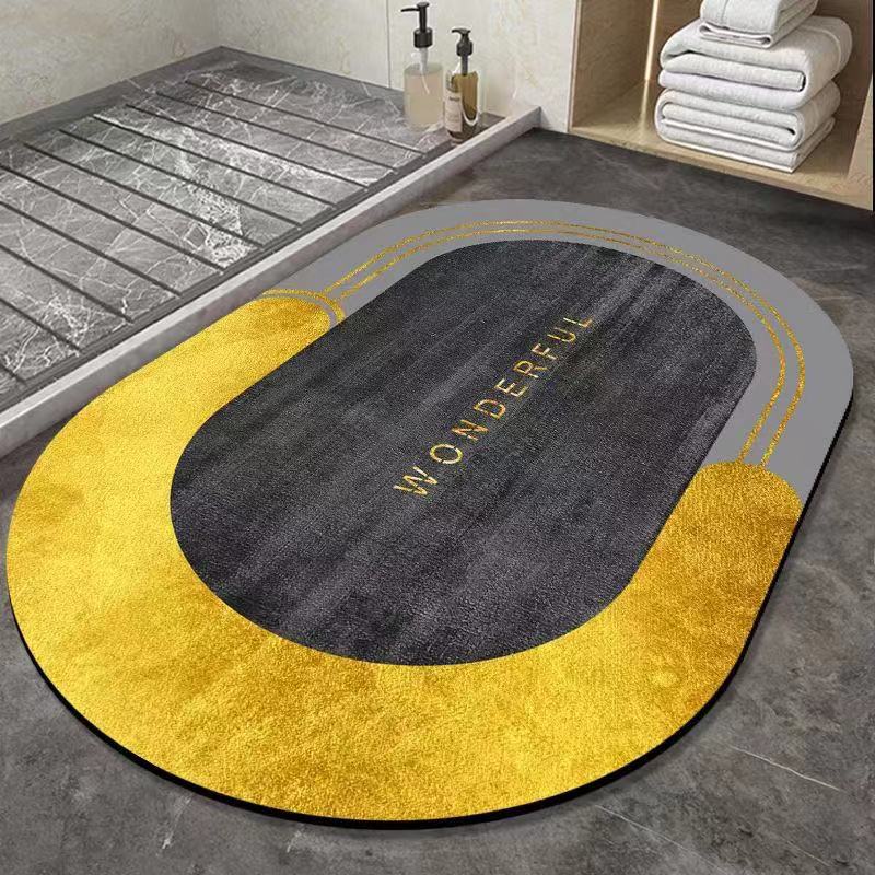 Nuevo Estilo Alfombra De Barro De Diatomeas Inodoro Baño Cocina Puerta Estera De La Puerta Estera Absorbente De Secado Rápido