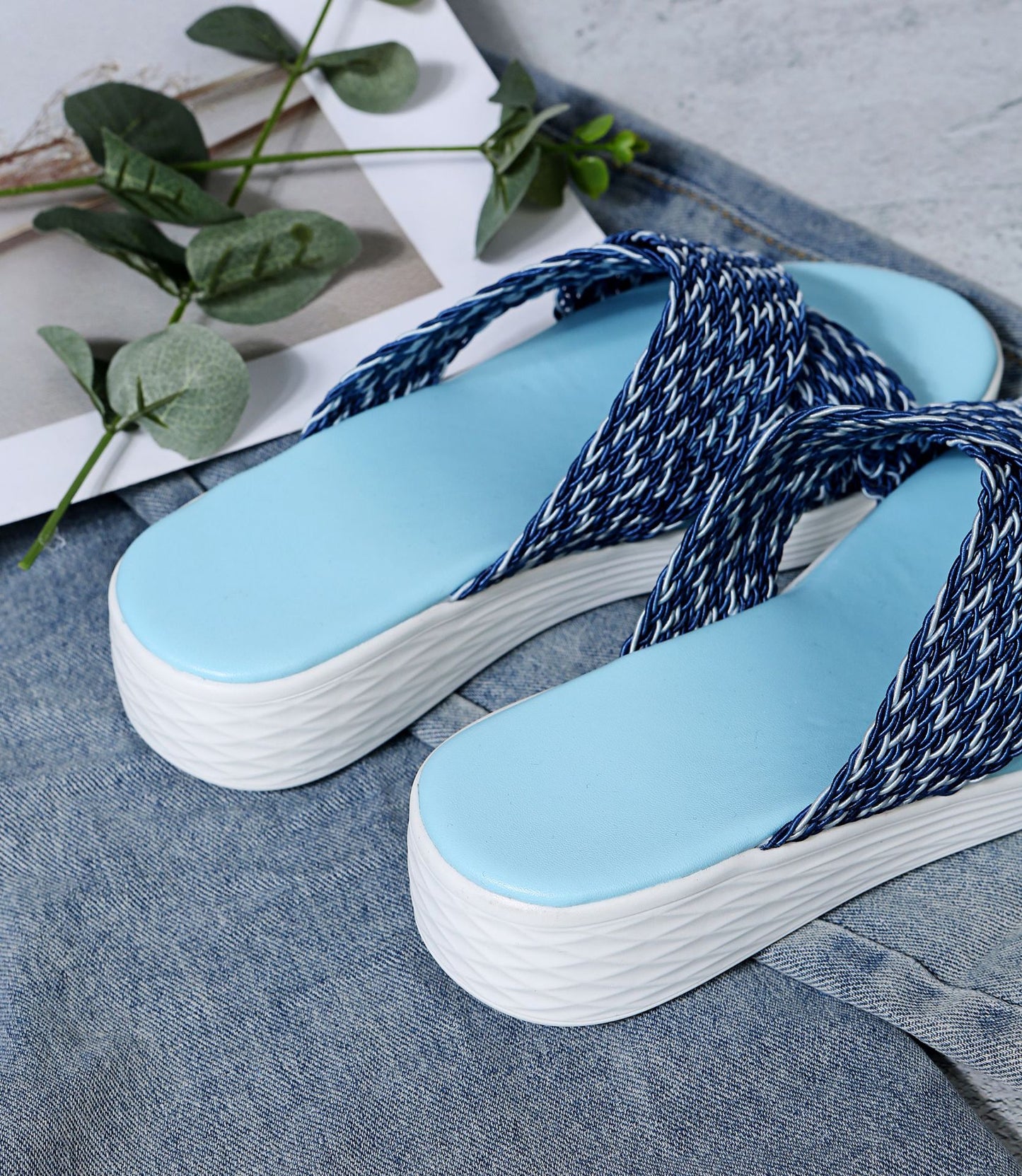 Zapatillas cruzadas suaves