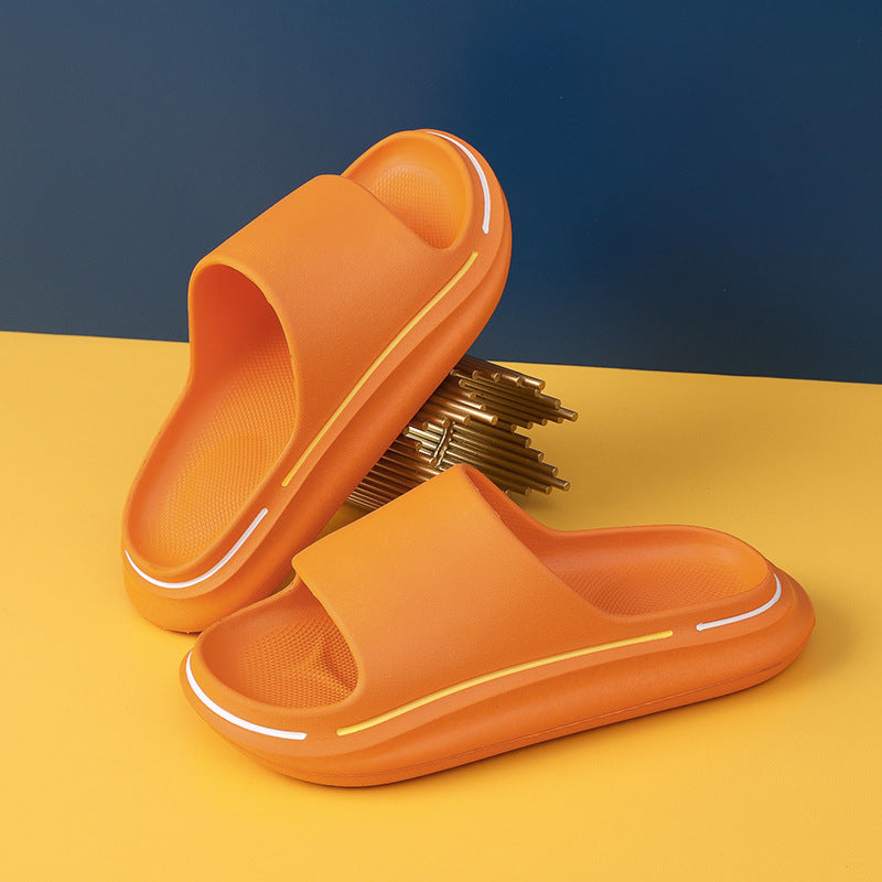 Zapatillas Resbaladizas Para Parejas Casa De Verano Interior Fondo Grueso Antideslizante