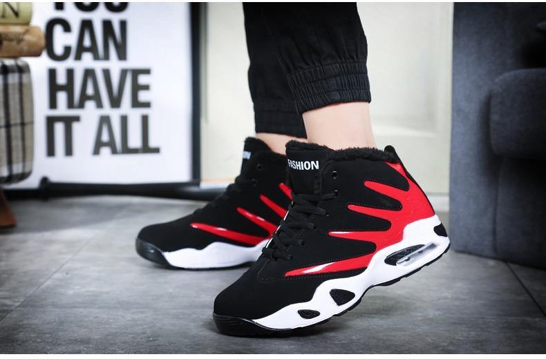 Invierno Más Terciopelo Zapatos De Nieve Gruesos Zapatos De Algodón - MXbueno