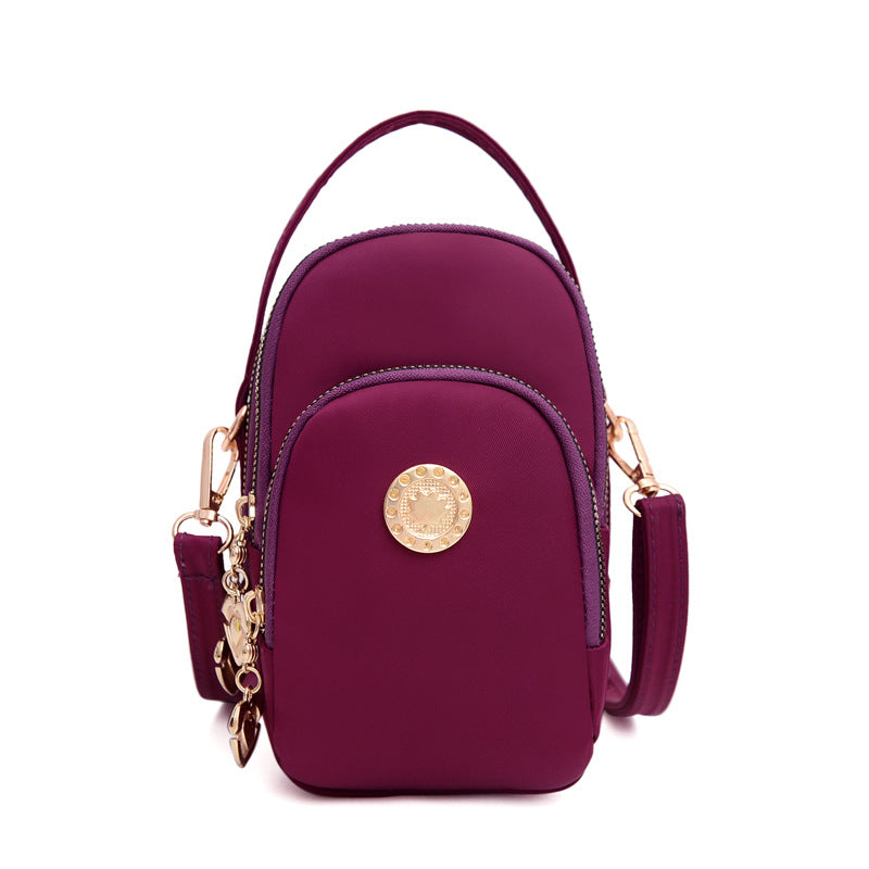 [W-Bolso] Bolso Pequeño De Tela, Bolso De Mano De Cien Torres, Bolso De Mensajero De Un Hombro Para Mujer, Bolso Pequeño Informal