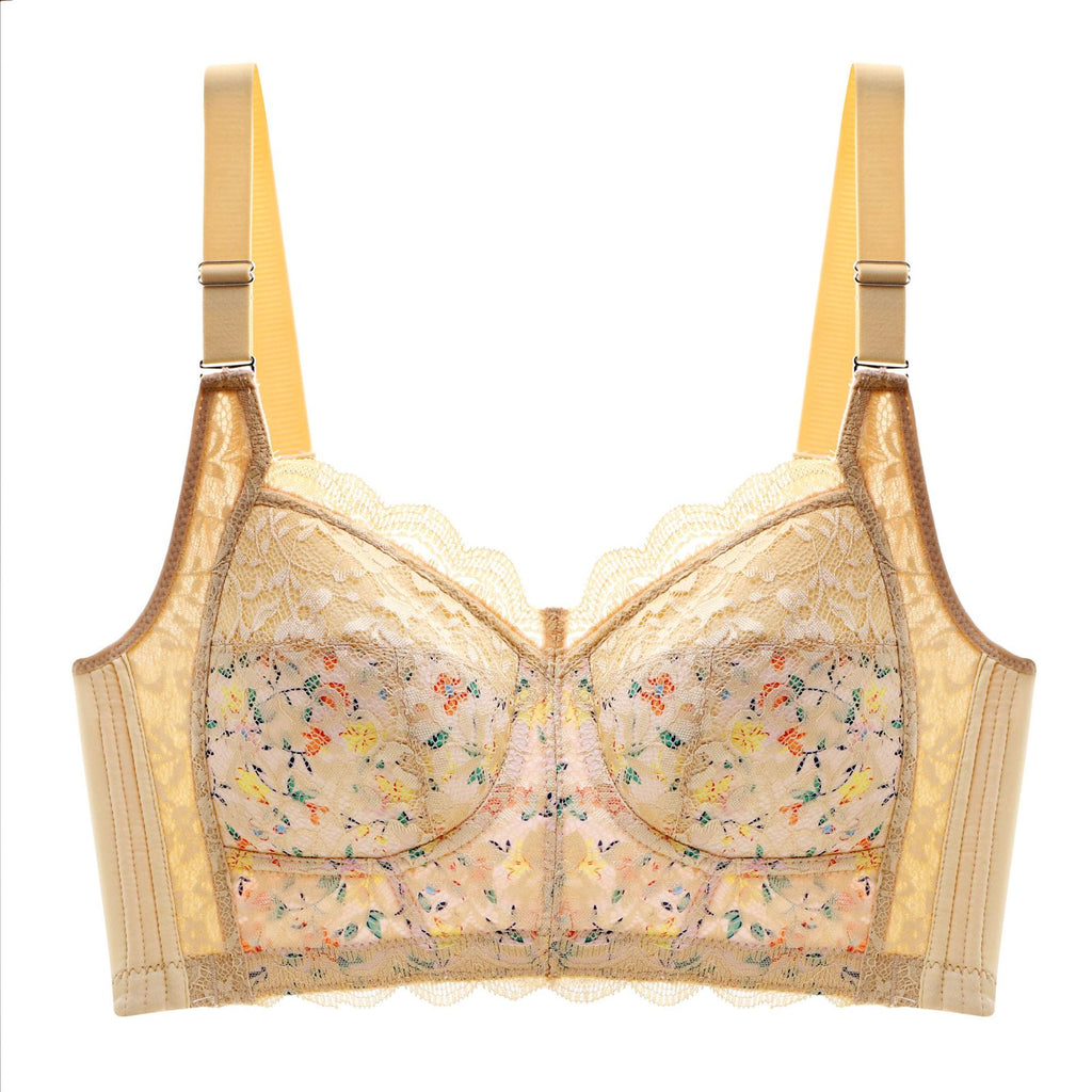 [W-Ropa Interior] Sujetador Ajustable De Encaje Sin Borde