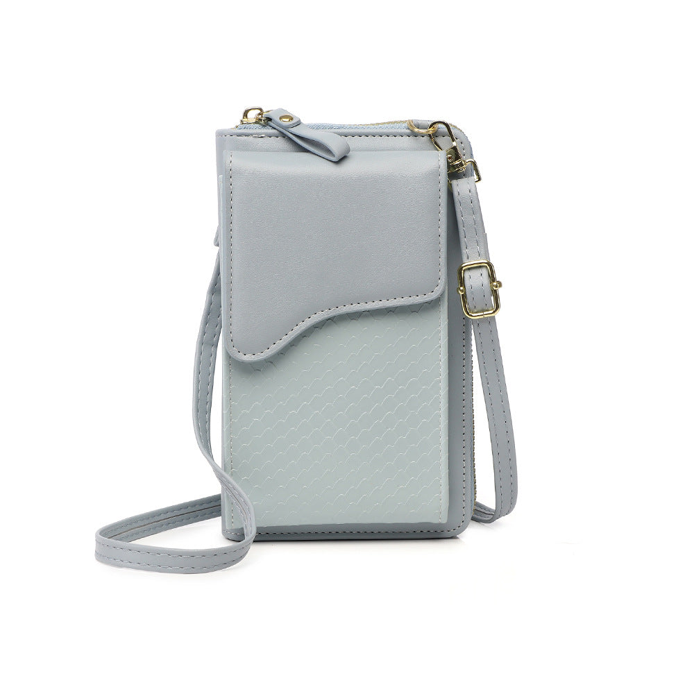 [W-Bolso] La Nueva Billetera De Ins Tiene Un Estampado De Serpiente Y Una Bolsa De Hombro