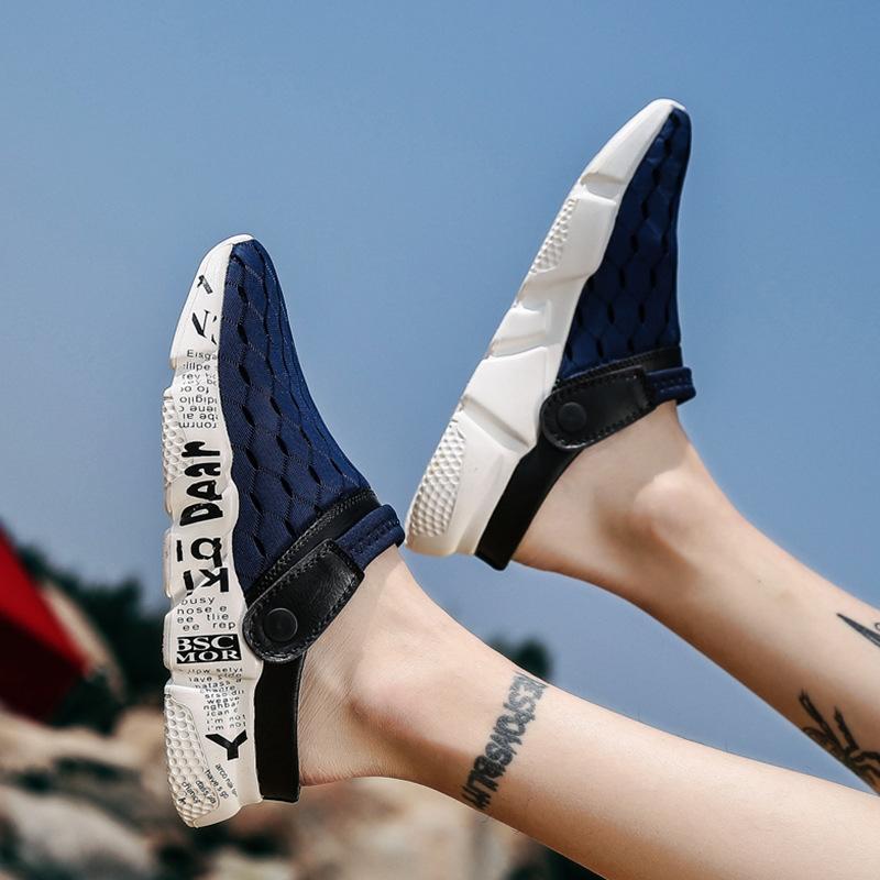 NUEVOS ZAPATOS DE PLAYA PEREZOSOS ZAPATILLAS TRANSPIRABLES SANDALIAS DE DOBLE USO