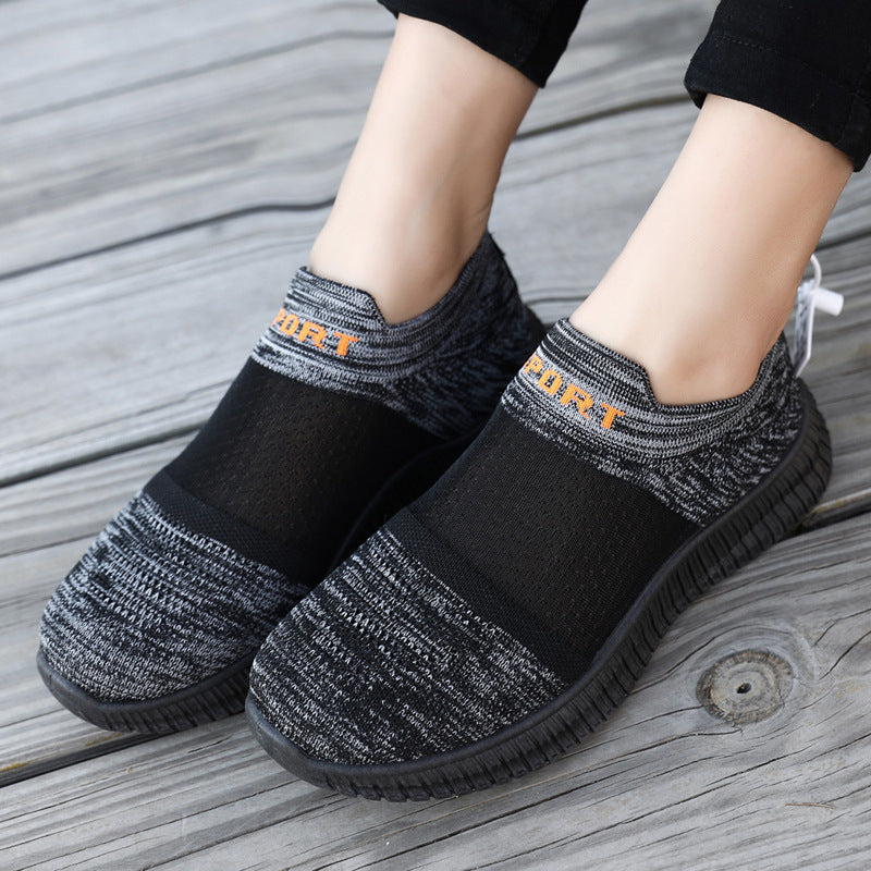 [W-Zapato] Zapatos Flyknit De Malla Transpirables Y De Moda Para Hombres Y Mujeres