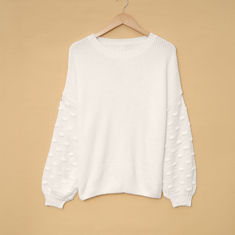 Jersey De Punto Jersey De Punto Jacquard De Manga Larga Para Mujer