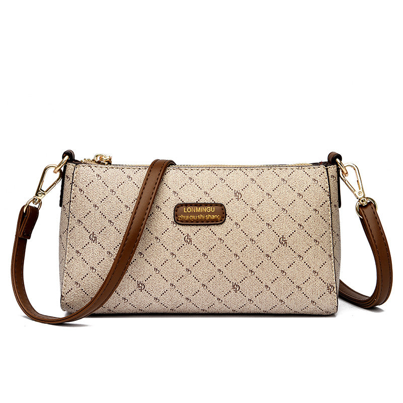 [W-Bolso] Bolso Bandolera De Mujer De Embrague Ligero Clásico Vintage