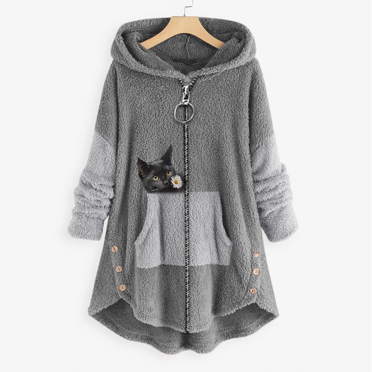 Ropa De Mujer De Talla Grande, Los Hipsters De La Calle Agregan Fertilizante Para Aumentar La Chaqueta De Mezclilla Suelta De Manga Larga Europea Y Estadounidense