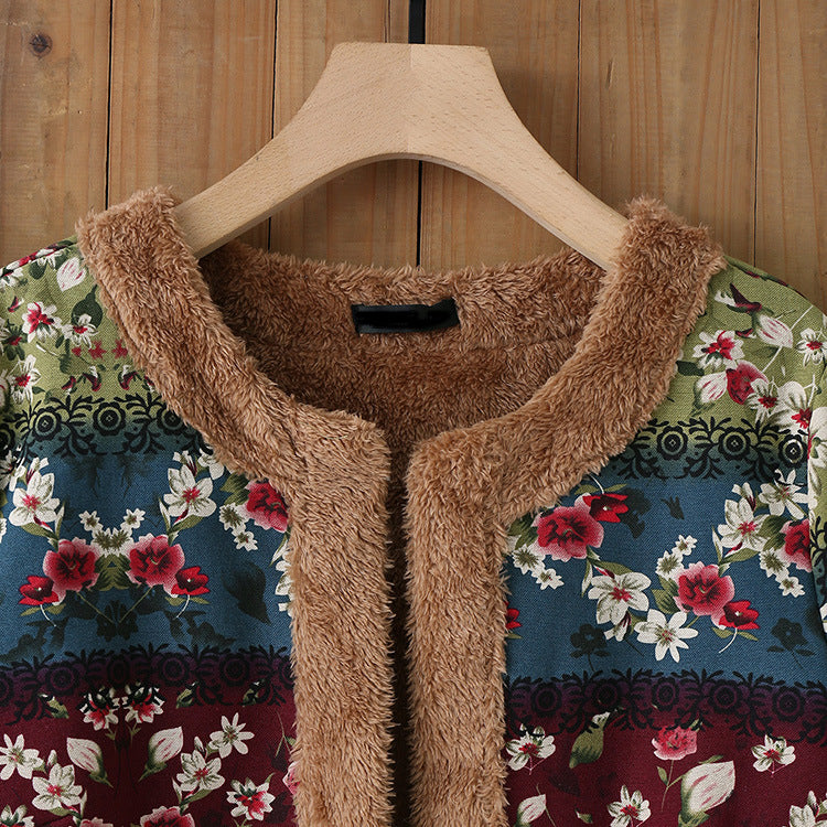 Ropa De Protección Solar Larga De Algodón Retro Estilo Nacional De Un Solo Pecho