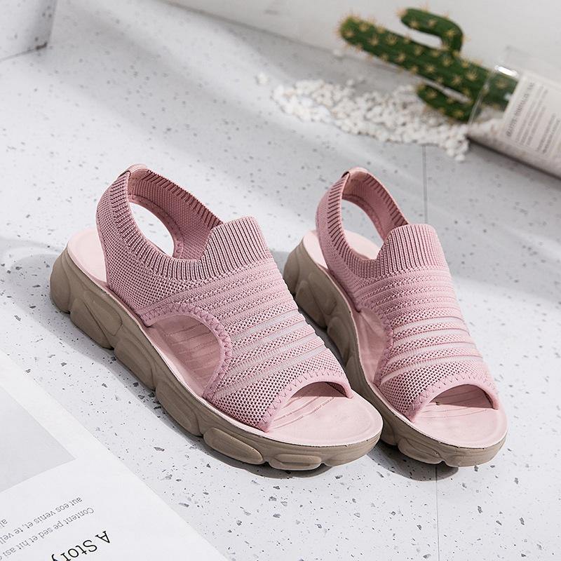 Zapatos de playa con suela blanda y malla voladora de nuevo estilo - MXbueno