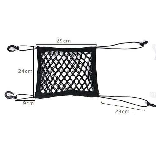 (✨Car must-have✨) Bolsa de maletero de red de malla elástica universal