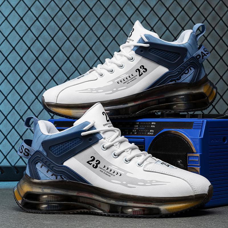 [M-Zapato] Zapatos Casuales De Hombre Con Colchón De Aire Alto De Moda