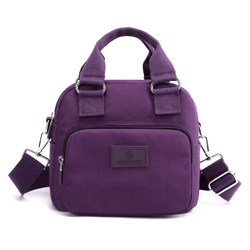 [W-Bolso] Bolso De Color Sólido Bolsa De Hombro Individual De Gran Capacidad Y Polivalente