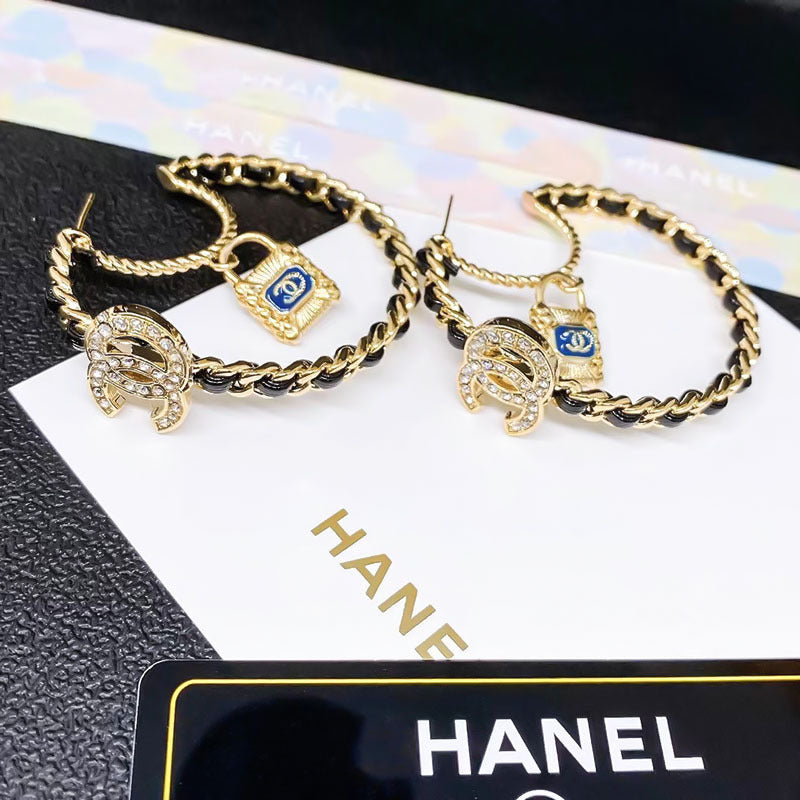 Pendientes Doble C 2021 Nuevo Estilo De Moda Pendientes Fragantes Pendientes 925 Aguja De Plata Fragante Granny Pendientes Mujer