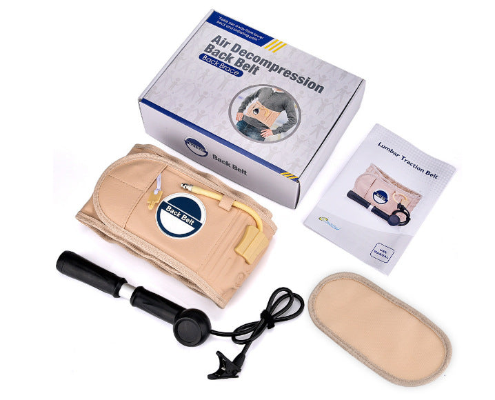 Cinturón Inflable, Soporte Lumbar Fijo, Cinturón De Masaje Con Soporte