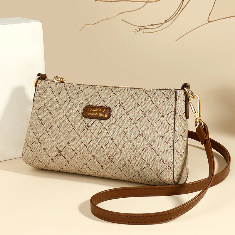 [W-Bolso] Bolso Bandolera De Mujer De Embrague Ligero Clásico Vintage