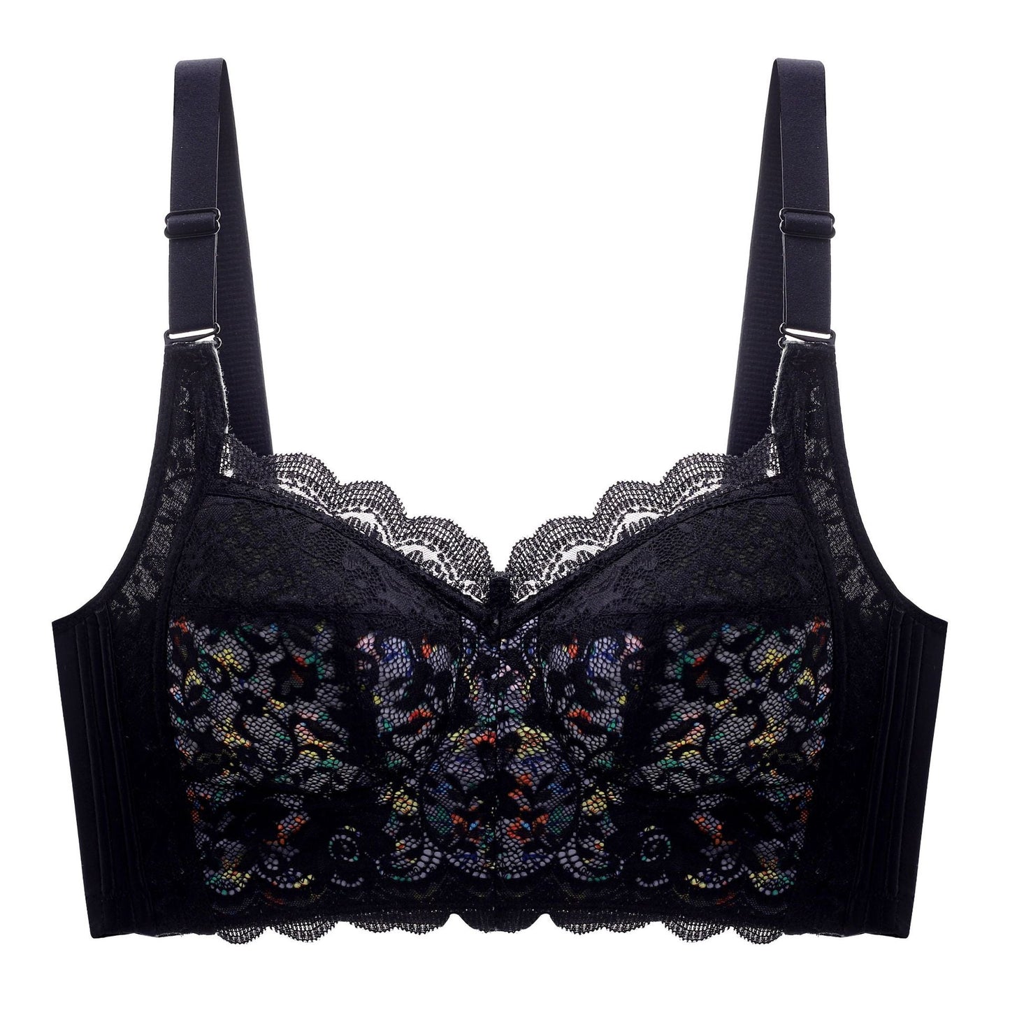 [W-Ropa Interior] Sujetador Ajustable De Encaje Sin Borde