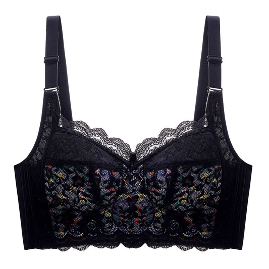 [W-Ropa Interior] Sujetador Ajustable De Encaje Sin Borde