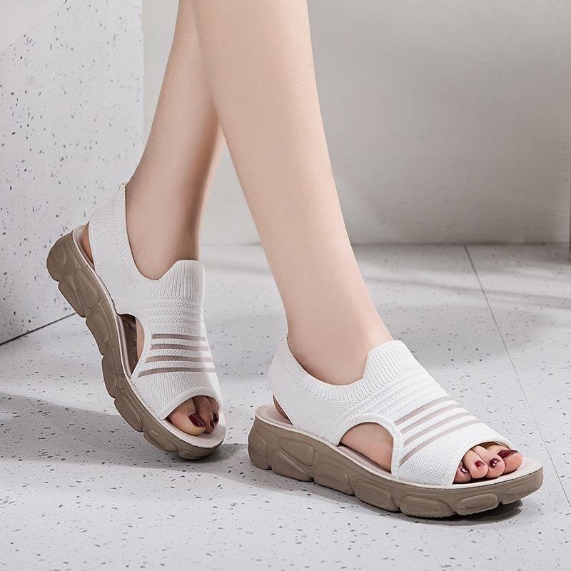 Zapatos de playa con suela blanda y malla voladora de nuevo estilo - MXbueno