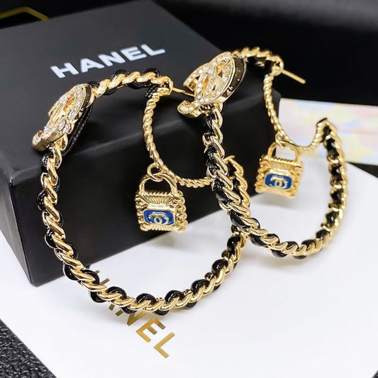 Pendientes Doble C 2021 Nuevo Estilo De Moda Pendientes Fragantes Pendientes 925 Aguja De Plata Fragante Granny Pendientes Mujer