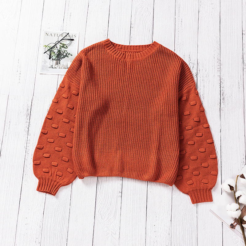 Jersey De Punto Jersey De Punto Jacquard De Manga Larga Para Mujer