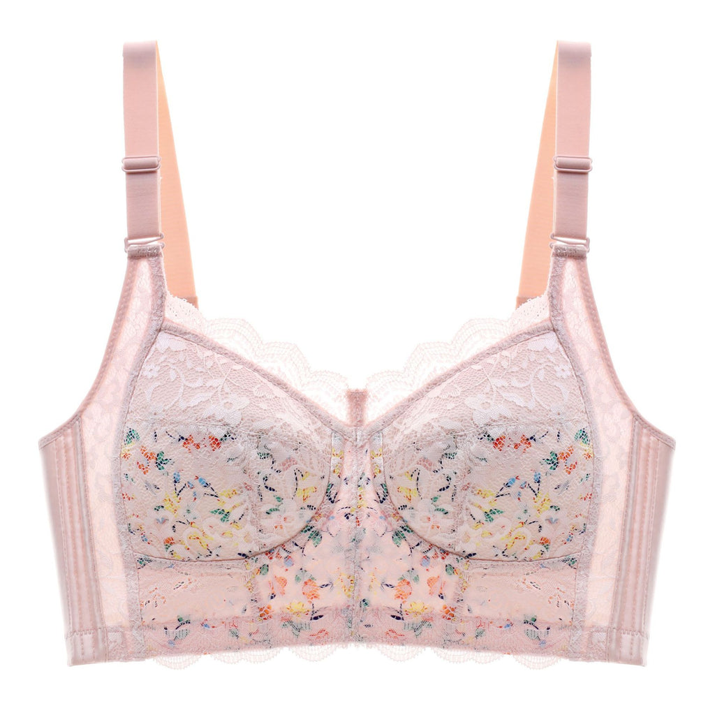 [W-Ropa Interior] Sujetador Ajustable De Encaje Sin Borde