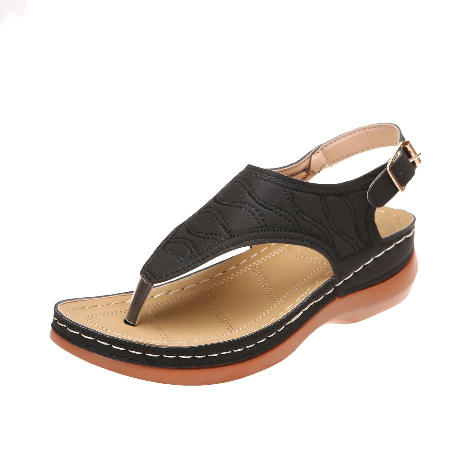 [W-Zapato] Sandalias De Tiras Estilo Romano Para Mujer