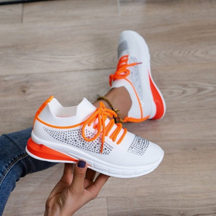 [W-Zapato] 2022 Zapatos Casuales Deportivos Tejidos Voladores De Principios De Otoño