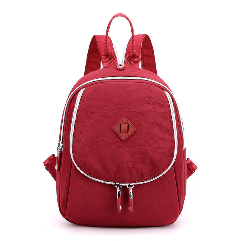 [W-Bolso] Bolso De Mujer De Tela De Nailon, Mochila Informal Para Mujer