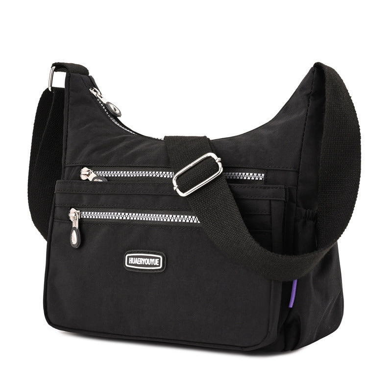 [W-Bolso] Bandolera De Un Solo Hombro Bolsa De Nailon Repelente Al Agua