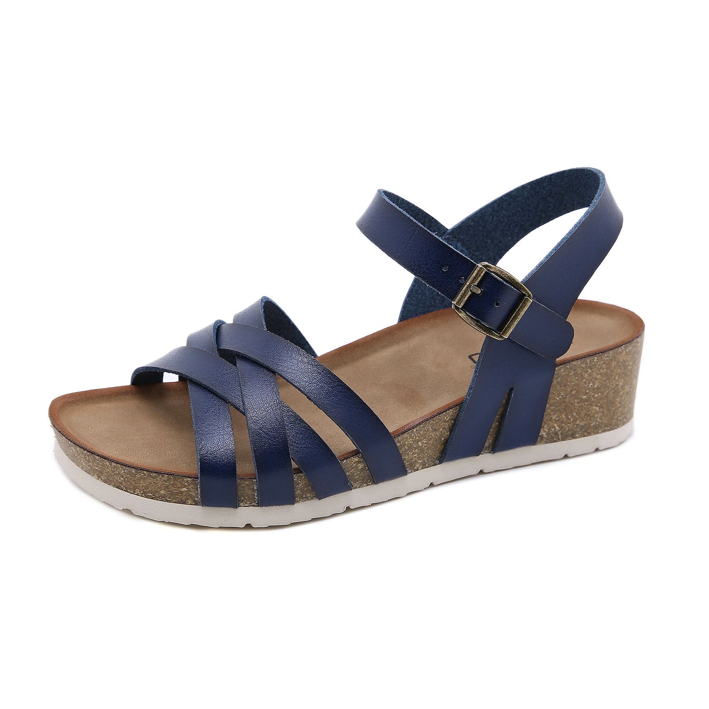 Zapatos De Playa Romanos De Microfibra Antideslizante Con Hebilla Metálica