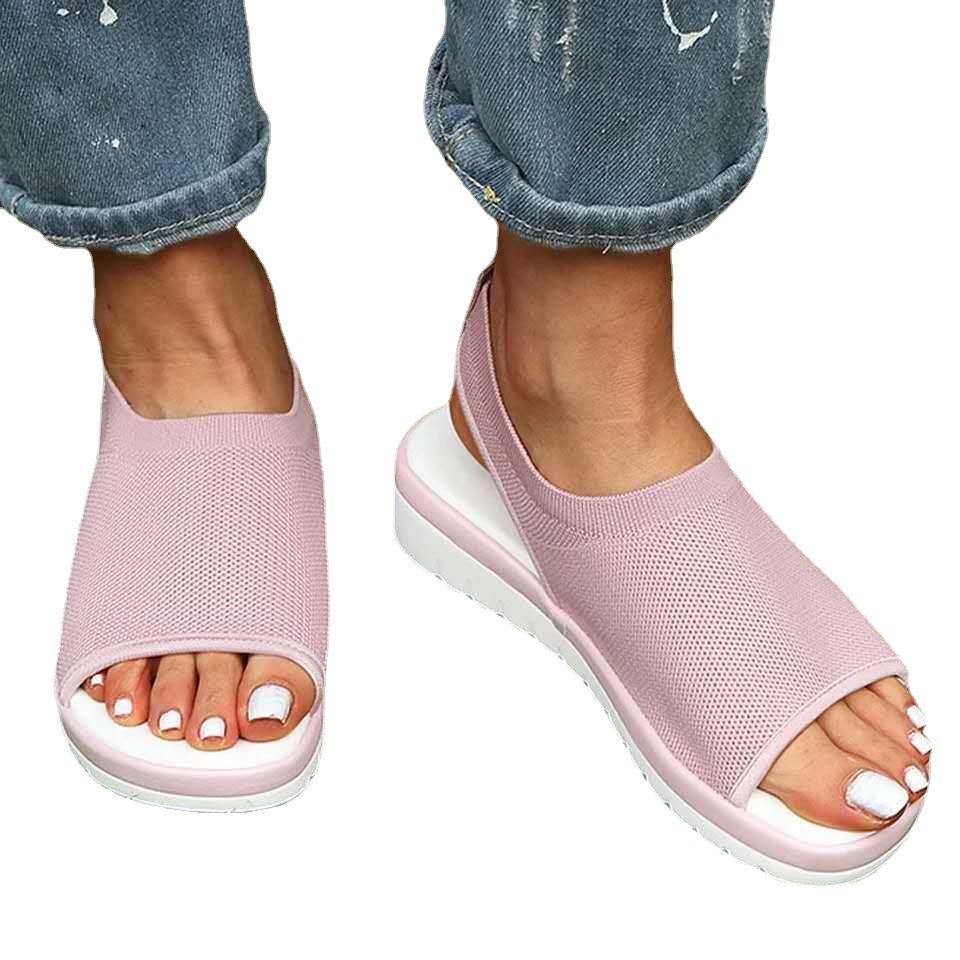 Zapatos transpirables de malla textil con boca de pez ™ - MXbueno