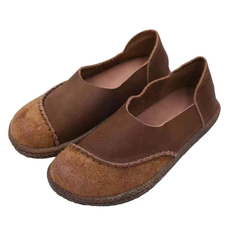 [W-Zapato] 2022 Zapatos Sin Cordones Planos Casuales Para Mujer De Primavera Y Otoño Boca Poco Profunda