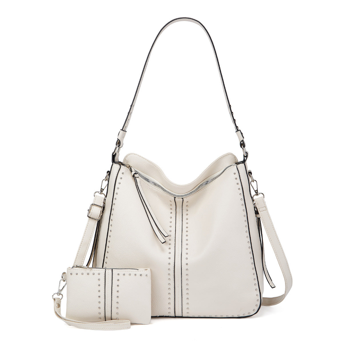 [W-Bolso] Bolso De Madre De Bolso Tote De Un Solo Hombro Bolso De Mujer Bolso De Gran Capacidad