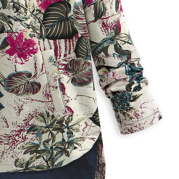 Chaqueta Acolchada Extragrande Con Cremallera Informal Con Capucha