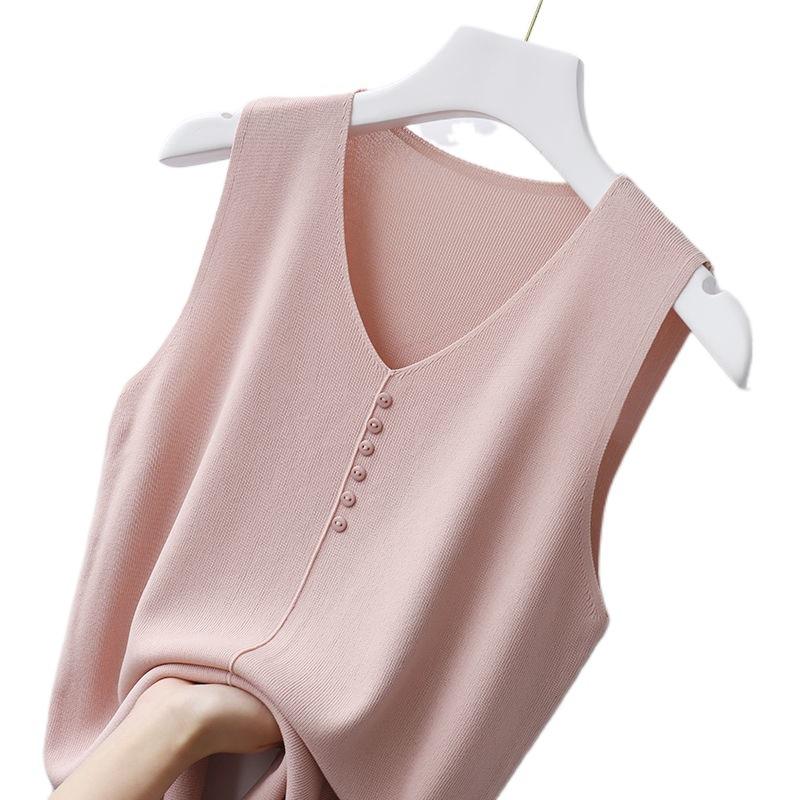 [W-Ropa] Camisola De Punto De Seda Helada