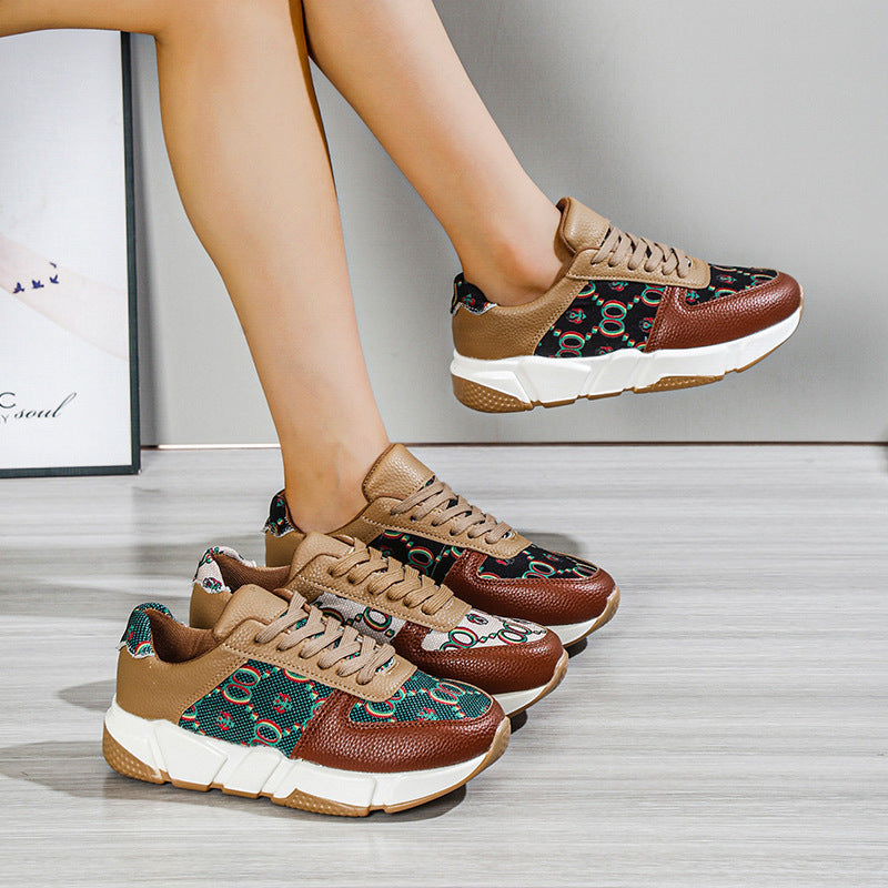 [W-Zapato] Zapatillas De Encaje De Gran Tamaño