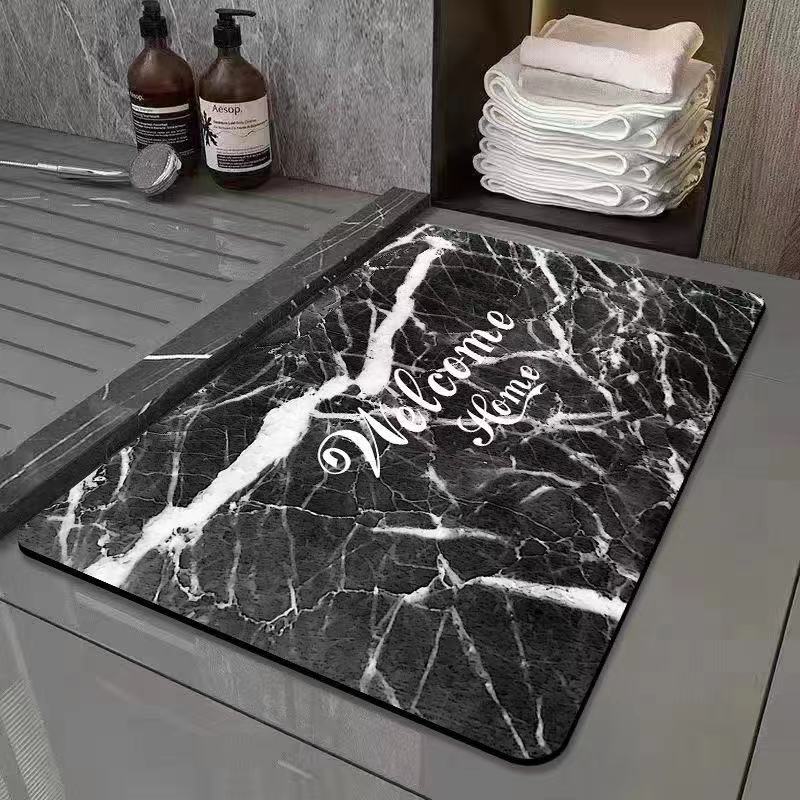Nuevo Estilo Alfombra De Barro De Diatomeas Inodoro Baño Cocina Puerta Estera De La Puerta Estera Absorbente De Secado Rápido