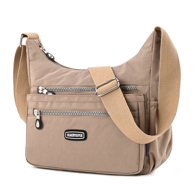 [W-Bolso] Bandolera De Un Solo Hombro Bolsa De Nailon Repelente Al Agua