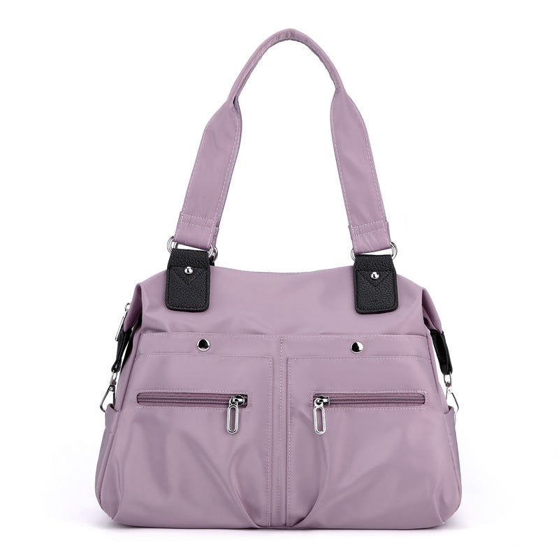 [W-Bolso] Conocimiento De Embarque A Mano Impermeable Bolso De Mamá Tote