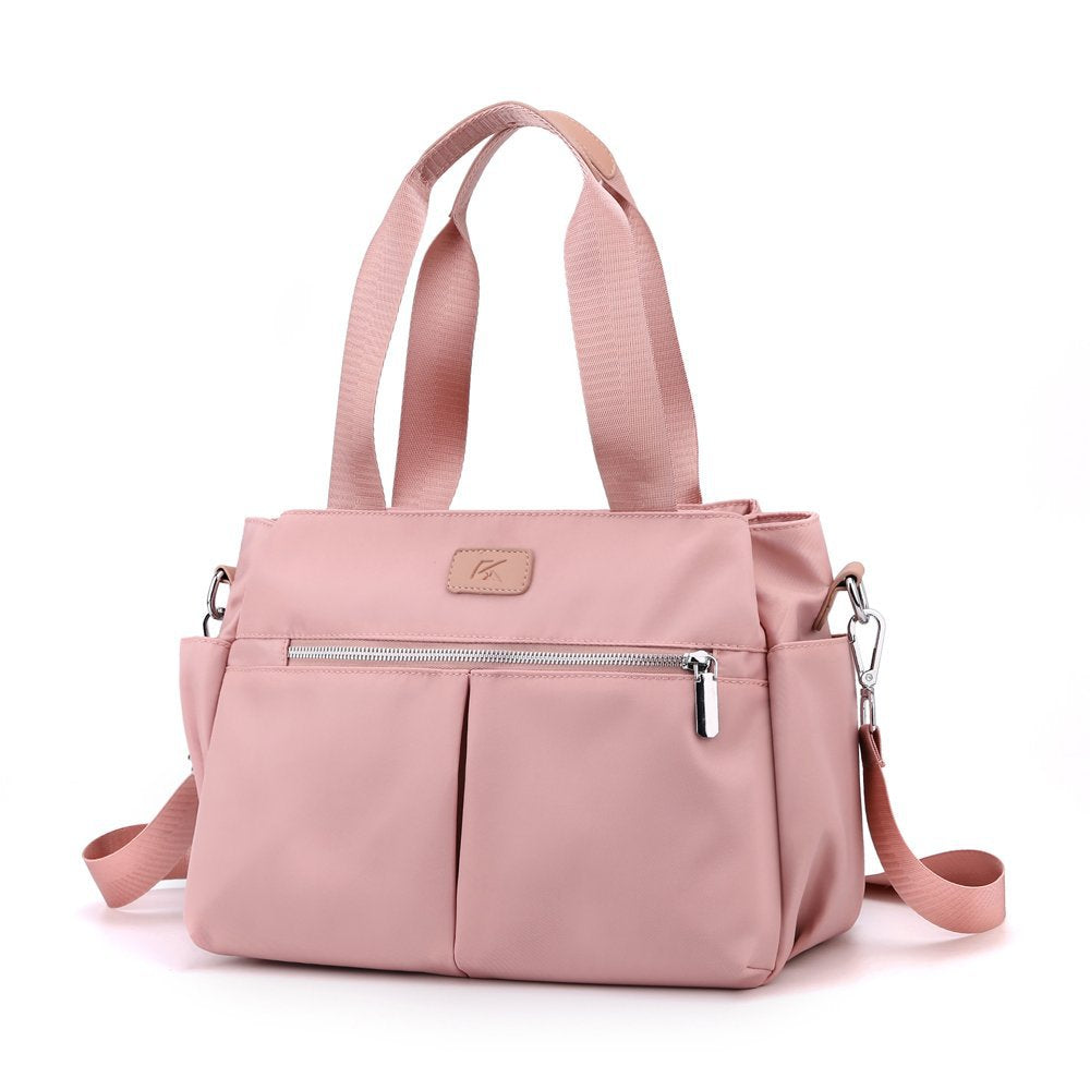 [W-Bolso] Bolsa De Tela De Nylon Impermeable Tendencia Ligera Mochila De Un Solo Hombro