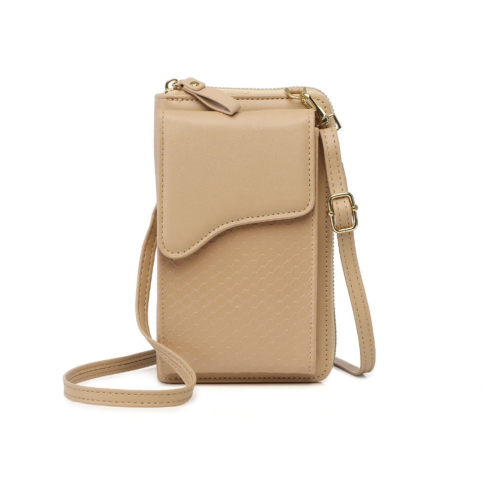 [W-Bolso] La Nueva Billetera De Ins Tiene Un Estampado De Serpiente Y Una Bolsa De Hombro