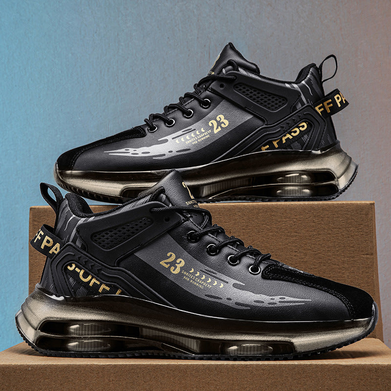 [M-Zapato] Zapatos Casuales De Hombre Con Colchón De Aire Alto De Moda