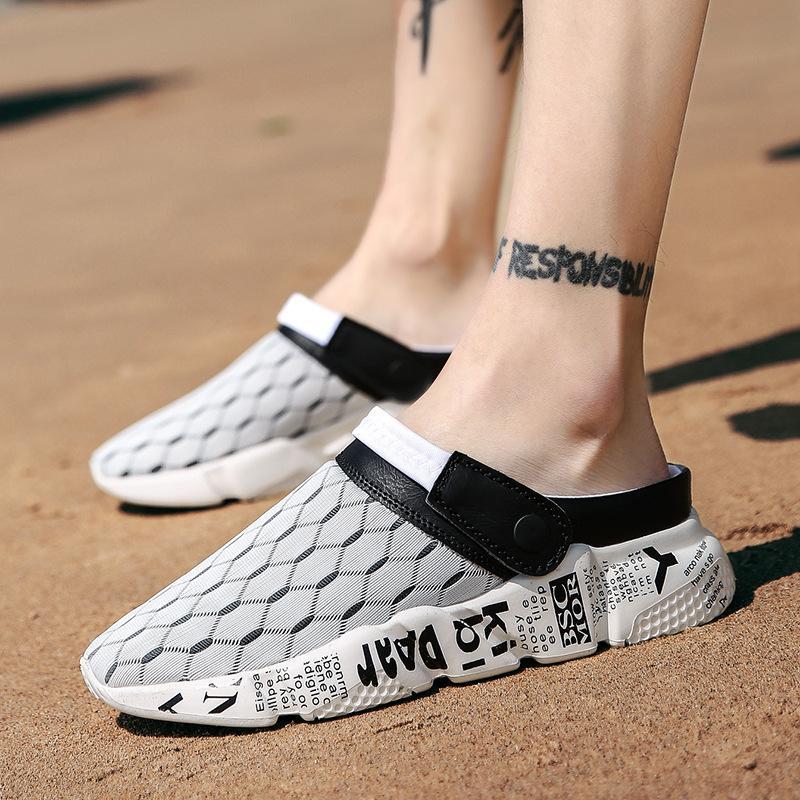 NUEVOS ZAPATOS DE PLAYA PEREZOSOS ZAPATILLAS TRANSPIRABLES SANDALIAS DE DOBLE USO